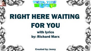 Right Here Waiting For You (lyrics) - Richard Marx