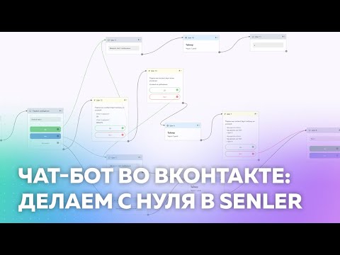 Senler: создание чат-бота во ВКонтакте