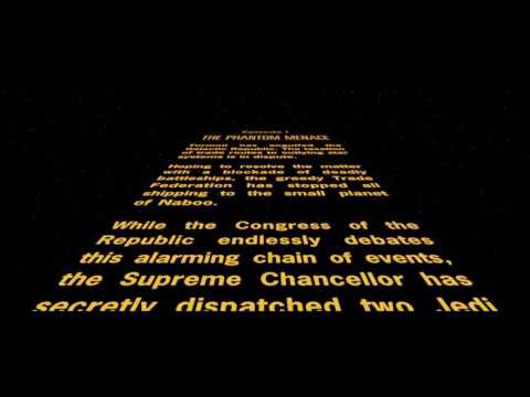 Star Wars: The Phantom Menace - Opening Scene