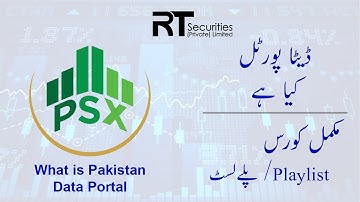 Data Portal PSX | Pakistan Stock Exchange Complete Course