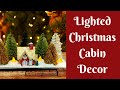 Christmas Crafts: Christmas Cabin Decor | Easy Christmas Decor DIY