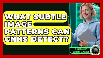 What Subtle Image Patterns Can CNNs Detect? - AI and Machine Learning Explained