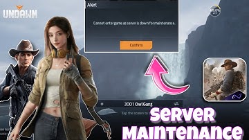 15th JUNE Server Maintenance Problem 😕 | Undawn server problem | Game not open