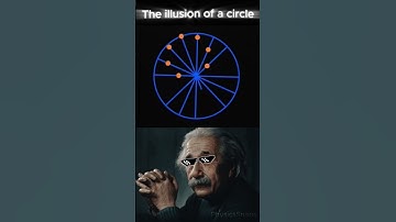 The illusion of a circle.. ‼️#physics #shorts #viralvideo  #shortsvideo #funny #reels
