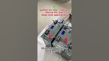 BSLBATT 28 groups (maximum 63 groups) 48V 100AH LiFePO4 parallel test