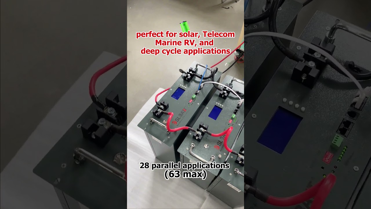 BSLBATT 28 groups (maximum 63 groups) 48V 100AH LiFePO4 parallel test