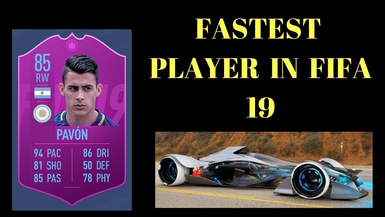 FIFA 19 OMG THE FASTEST PLAYER IN FIFA ?