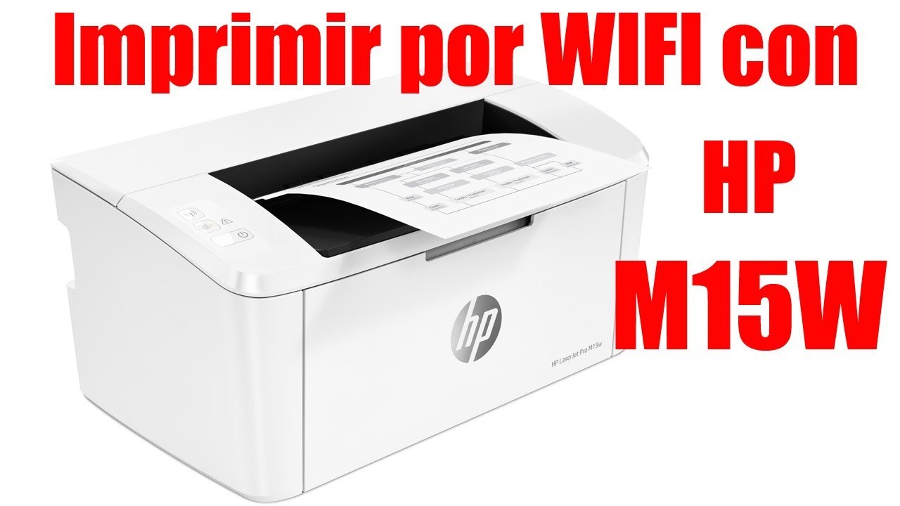 HP M15W instalación por WIFI 🖨 - YouTube