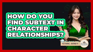 How Do You Find Subtext In Character Relationships? - Fictional Journeys