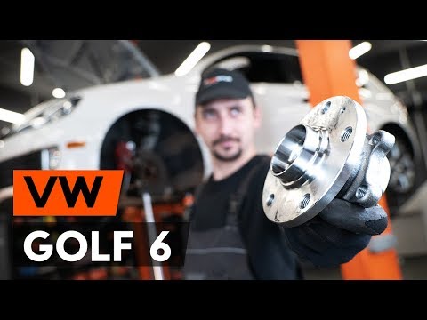 How to change front wheel bearing / front hub bearing on VW GOLF 6 (5K1) [TUTORIAL AUTODOC]