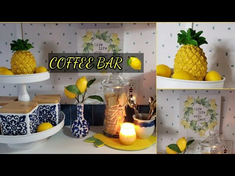 MI ESTACIÓN DEL CAFÉ/ MI COFFEE BAR/ IDEAS🍋☕ - YouTube