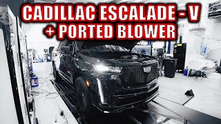 2023 Cadillac Escalade V 2650 gets a Kong Ported Blower!