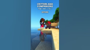 Critters and Companions Mod for #minecraft