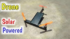 How To Make Solar Powered Drone (No Battery)| 100% fly
