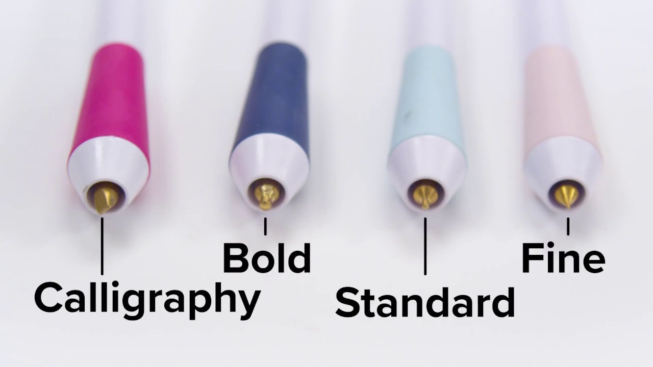 Foil Quill Freestyle Pens: Different Tips 