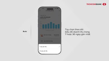 Hướng dẫn theo dõi doanh thu với mã QR cửa hàng trên Techcombank Mobile