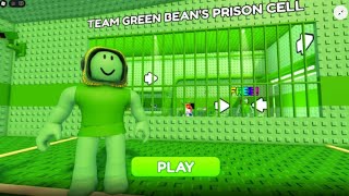 TEAM GREEN BEAN'S PRISON RUN! (Obby) Roblox  screenshot 5