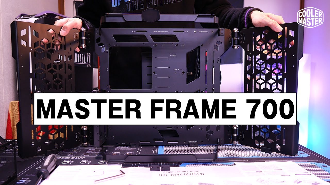 Cooler Master MasterFrame 700 unboxing 開封&組立 [Part1] - YouTube
