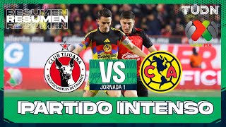 HIGHLIGHTS - Tijuana vs América | Liga MX - Jornada 1 Clausura 2026 | TUDN