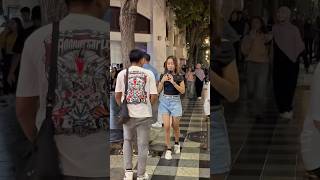 Prank Throwing Black Plastic To A Beautiful Girlmemengakakkocak short prank