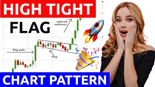 High Tight Falg Chart Pattern ?️???| flag chart pattern stocktrading | flagpatterntradingstrategy