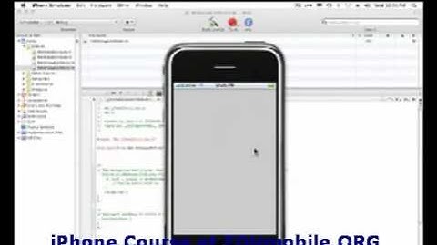 iPhone Programming - Hello World Lesson at EDUmobile.ORG