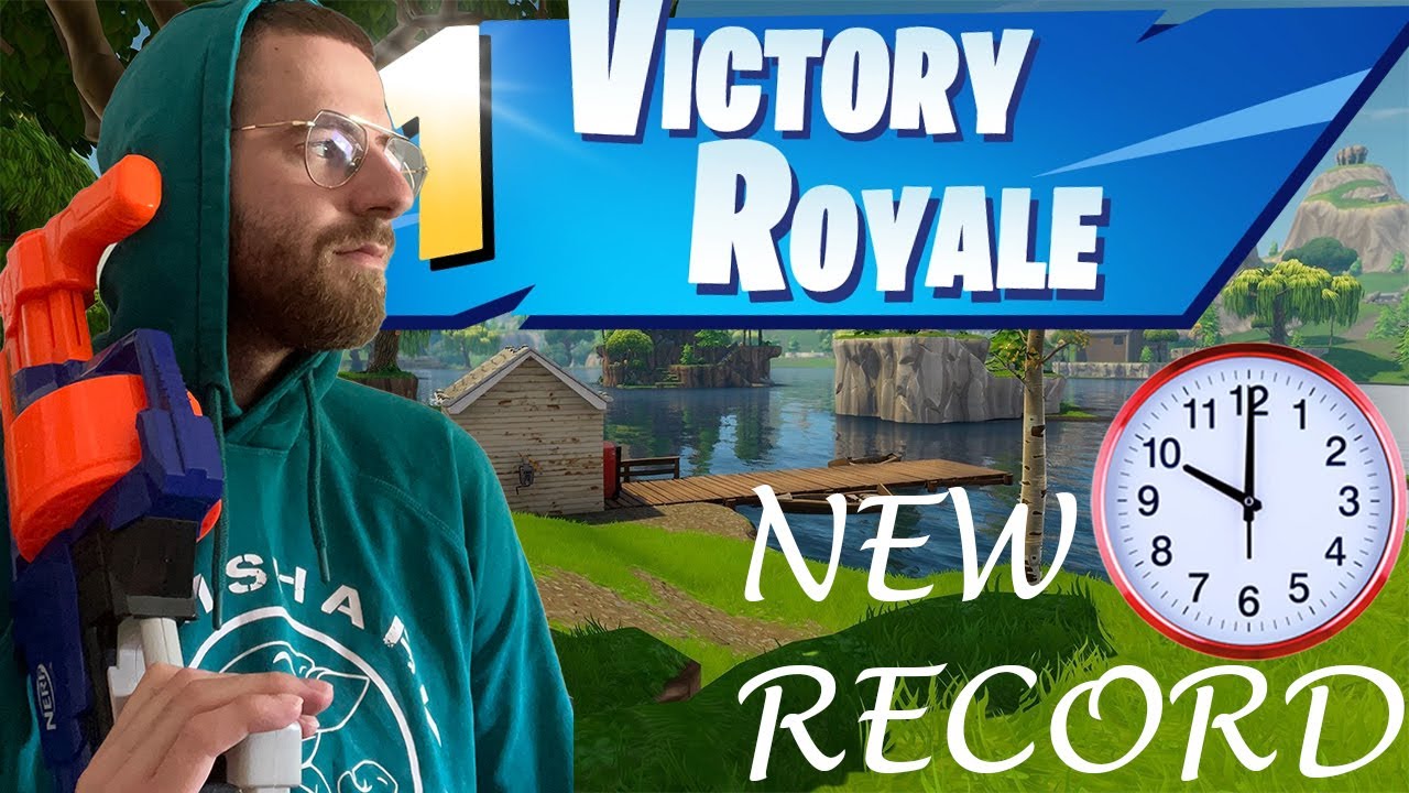 FASTEST FORTNITE WIN 10min 40s YouTube