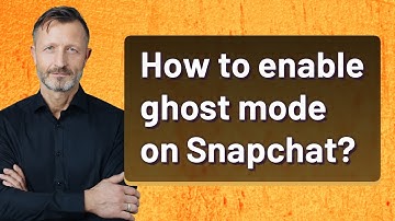 How to enable ghost mode on Snapchat?