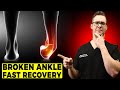 BEST Ankle Fracture &amp; Broken Ankle Recovery Time 2024 [25 BEST TIPS!]
