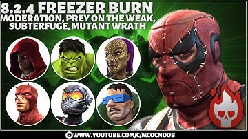 MCOC Act 8.2.4 - Freezer Burn, Moderation, Prey on the Weak, Subterfuge, Mutant Mastery  - Masacre