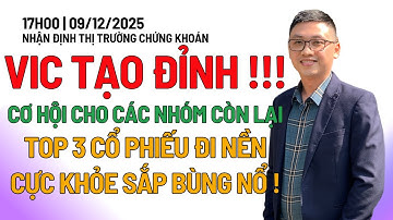 Chứng khoán hôm nay | Nhận định thị trường: VIC TẠO ĐỈNH, TIN VUI, TOP CỔ PHIẾU SẮP NỔ