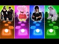 Addmin Family vs Peppa Pig vs Wednesday vs Dancing Dog | Tiles Hop EDM Rush