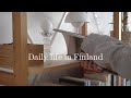 Simple daily life in finland  cozy afternoon a coming trip making nordic fish soup  slow living