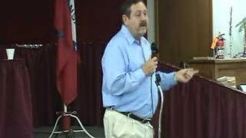 Randy Stewart speaks in Pike County