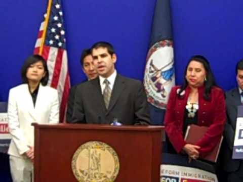 VA Immigration Reform Press Event Jan 2010