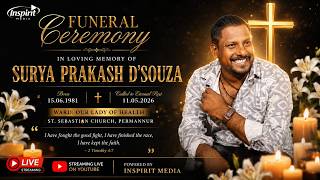 FUNERAL CEREMONY | SURYA PRAKASH D’SOUZA | LIVE FROM ST.SEBSTIAN CHURCH,PERMANNUR