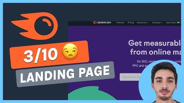 SaaS Landing Page Teardown: Semrush - This One Is Really Bad!