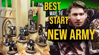 The best way to start a new Warhammer 40k army  Black Templars