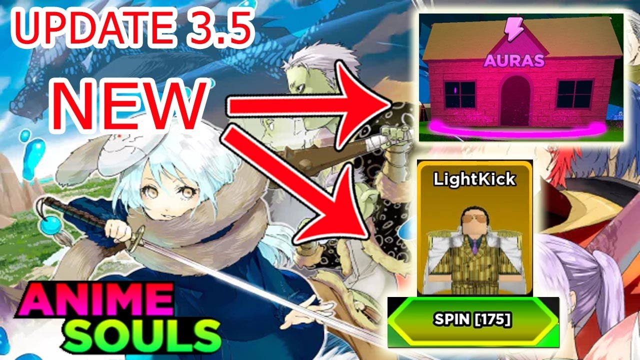 Anime Souls Simulator - Update 3.5 Add AURAS & New Skills & New 27 Secret  Codes 