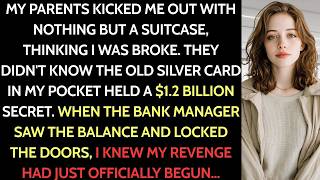 My Parents Kicked Me Out  I Used My Grandpa’s Old Card — And The Bank Manager Froze at $1 2 Billion