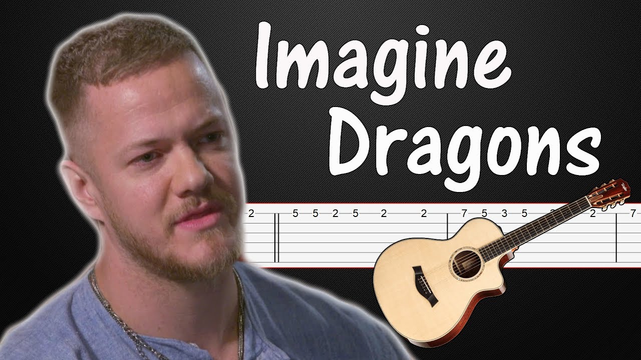 Natural Imagine Dragons Guitar Tabs Tutorial Fingerstyle YouTube