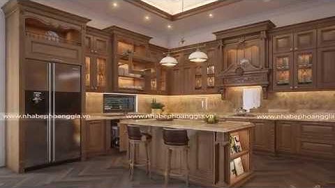 TOP 20 MẪU TỦ BẾP TÂN CỔ ĐIỂN ĐẸP NHẤT 2019