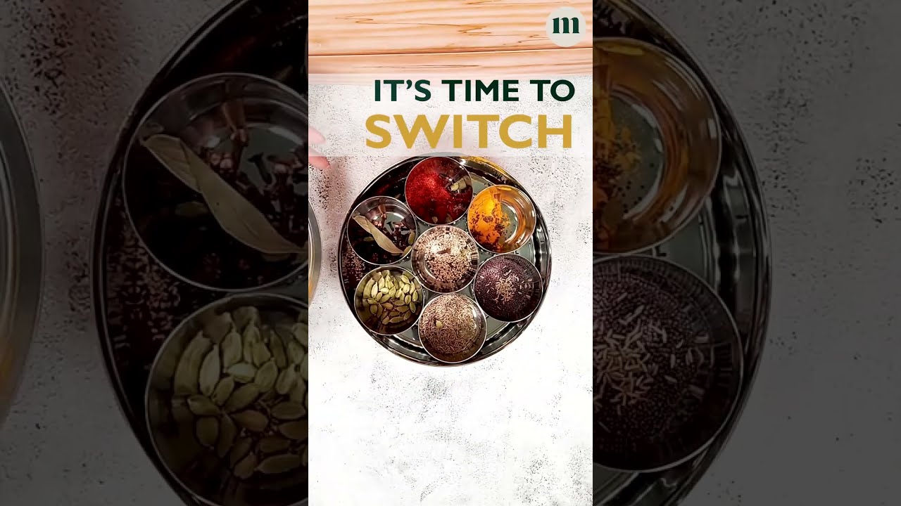 12 in 1 Stainless Steel Masala Dabba Spice Box with Individual Lids for all containers