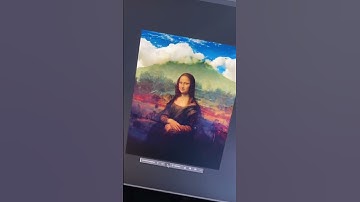 Recreating the Mona Lisa using AI will have you scratching your head! #photoshop #generativefill #ai