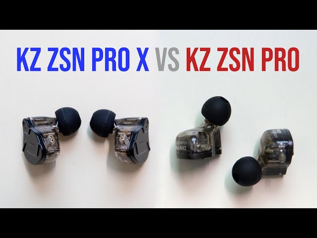 Comparativa Sonido KZ ZSN Pro X vs KZ ZSN Pro 