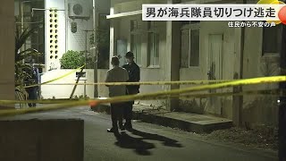 米海兵隊切りつけた男が逃走　警察が行方追う　名護市辺野古 （沖縄テレビ）2024/5/30