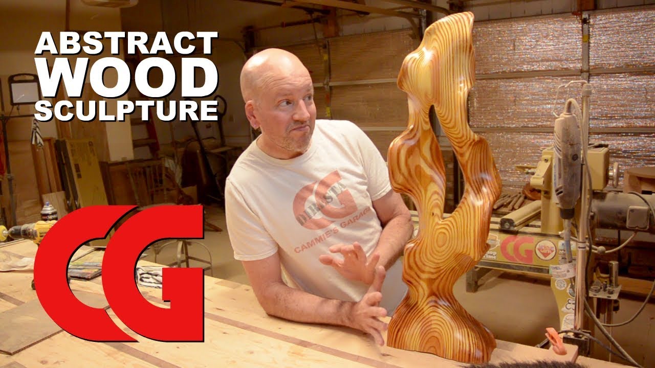 Making an Abstract Wood Sculpture - Art, Carving 
