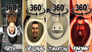 Skibidi toilet RTX vs ORIGINAL vs Otamatone vs Phonk 360º VR