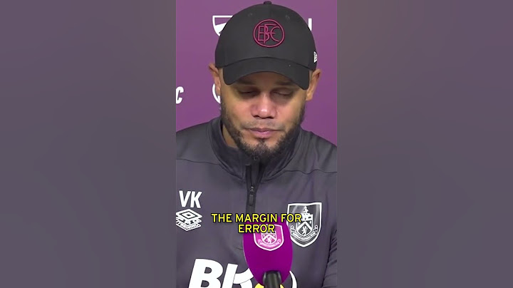 Vincent Kompany still has a sense of humour despite Burnley's predicament #shorts #premierleague