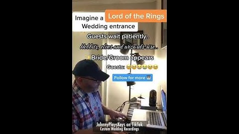 Thumbnail of Concerning Hobbits (Lord of the Rings) & Canon in D wedding entrance on piano